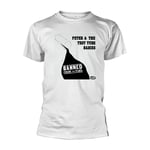 PETER & THE TEST TUBE BABIES - BANNED FROM THE PUBS (WHITE) WHITE T-Shirt Small