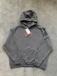 Nike Sportswear NSW Brushed Swoosh Fleece Pullover Hoodie Grey Size XXL 2XL