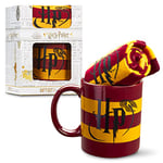 Harry Potter Tasse, Coffret Cadeau Mug Gryffindor Tasse et Chaussettes (Gryffindor)