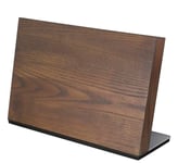 Zassenhaus Studio Bloc à couteaux magnétique, pour 8 couteaux, porte-couteaux en bois magnétique, pour couteaux à viande, hachoir et plus encore, 36 × 12,5 × 23 cm, bois de frêne/acier inoxydable