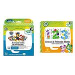 LeapFrog Leapstart Preschool: Around Town with Paw Patrol Activity Book (3D Enhanced) 460703 Scout and Friends Maths 3D Activity Book Learning Toy, Multi-Colour, One Size