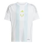 adidas Tränings T-Shirt Messi La Vida Rapida - Vit/Almost Blue Barn, storlek 164 cm