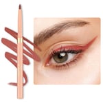 OULAC Crayon Yeux Waterproof, Eye Liner et Lip Liner Marron Mat avec Couleur Intense, Eyeliner Anti-salissures Texture Lisse et Crémeuse, Tenue 12h+, Vegan (L05) Seductive