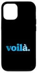 Coque pour iPhone 12/12 Pro Bleu Voila! Graphique couleur bleue