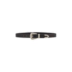 Wrangler Women's Western Belt, Black, 75 cm