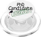 PhD Candidate Survivor Médecins Médecins Diplôme Doctor PopSockets PopGrip pour MagSafe