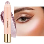 Oulac Highlighter Stick - Crayon Highlighter pour le Visage, Contouring Maquillage, Texture Crémeuse, Finition Métallique, Formule Vegan, Non Gras, H3 Rosé