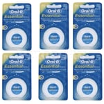 36 x Oral B Floss Essential Regular Floss | Dental Unwaxed Floss