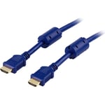 DELTACO HDMI-kabel, 2m, blå