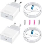 20w 4-Pack Chargeur Rapide Usb C Avec 2m Câble & 4 Protecteurs De Câble Pour Iphone 14/14 Pro /14 Pro Max /14 Plus /13/12 /11 /Se/X/Xs/Xr,Airpods