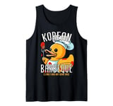 Korean Barbeque Rubber Duck BBQ Grill Duckling Griller Tank Top