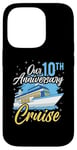 Coque pour iPhone 14 Pro Our 10th Anniversary Cruise Wedding Cruising Wife Husband