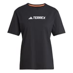 adidas Femme Terrex Classic Logo T-Shirt, Black, XL