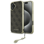 Guess iPhone 16 Mobilskal 4G Charms Collection - Brun