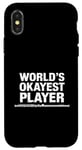 iPhone X/XS World'S Okayest Flute Player, Flute Player Orchestra Flutist Case