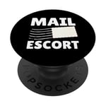 Postal Worker Art for Men Women Mailman Mail Mail Mail Carrier PopSockets PopGrip Adhésif