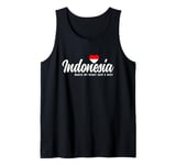 Indonesian Souvenirs Makes My Heart Skip A Beat Indonesia Tank Top