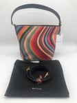 PAUL SMITH SWIRL Women's Leather Small Bucket handbag shoulder crossbody BAG 