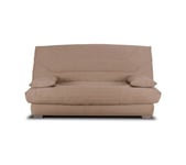 Banquette lit clic-clac BULTEX CALIFORNIA4 tissu camel