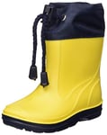 Beck Mixte enfant Basic 849 Bottes bottines de pluie, Jaune, 24 EU