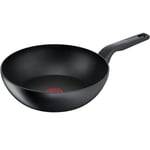 Tefal - Hard Titanium Pro Wokpanna 28 cm Svart