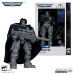 Bizak McFarlane 64380964 Figurine Space Marine Eliminator Artist Proof de Warhammer 40000 Jeu vidéo en Ligne Sculpture à Peindre articulée 18 cm Wave 9