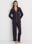 Lauren Ralph Lauren Notch Collar Long Sleeve Pyjamas