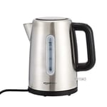 Amazon Basics Stainless Steel Portable Electric Hot Water Kettle - 1.7 Liter, Silver