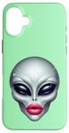 iPhone 16 Plus Alien with Full Beautiful Lips Case