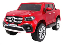 Sähköauto Mercedes Benz X-Class MP4, lakattu punainen