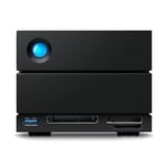 LaCie 2big Dock RAID, 16TB, External HDD - Thunderbolt 4 ports and USB4 compatibility, Data Recovery (STLG16000400)