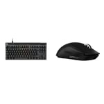 G Pro TKL Rapid Keyboard (French Layout - Linear) + G Pro X Superlight 2 Gaming Mouse EWR2 - Black