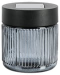 Clas Ohlson Solcellslykta glas Northlight, 8 cm