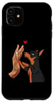 iPhone 11 Min Pin Love Miniature Pinscher Dog Mom Girls Women Case