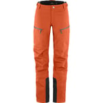 Fjällräven Fjällräven Bergtagen Eco-shell Trousers W - Hokkaido Orange - Dam - 34- Naturkompaniet