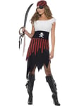 Smiffys Costume de jeune fille pirate, avec robe et bandeau