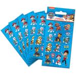 PAW PATROL Blue The Movie Party Stickers (6 Sheets) - Loot Bag Fillers