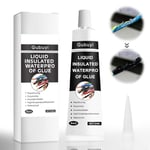 Ruban Électrique Liquide,Colle de Ruban Isolant Liquide,Liquide Scotch Isolant,Ruban D'étanchéité Isolant Imperméable et Résistant aux Hautes Températures