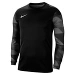 NIKE Mens Dri-fit Park 4 Goalkeeper Jby T-Shirt, Black/White/White, L EU