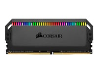 Corsair Dominator Platinum Rgb - Ddr4 - Sats - 32 Gb: 2 X 16 Gb - Dimm 288-Pin - 3200 Mhz / Pc4-25600 - Cl16 - 1.35 V - Ej Buffrad - Icke Ecc - Svart