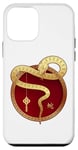 iPhone 12 mini Zen Taiji Lucky Money Red Pocket Snake Year Pj ART ON BACK Case