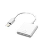 Adaptateur De Carte Mémoire Pour Iphone,Lecteur De Carte Pour Iphone 14,13,12,8 Broches Vers Sd,Tf,Appareil Photo,Convertisseur De Données,Câble De Données Otg - Type Sd Card