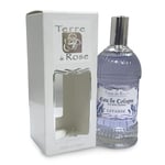 TERRE DE ROSE - Eau de cologne lavande 125ml vapo - produits artisanaux français - made in France - cosmétiques naturelles - 100% d'origine végétale - douceur et naturel