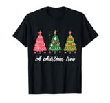 Groovy Oh Christmas Tree Cakes Lovers Cute Christmas Party T-Shirt