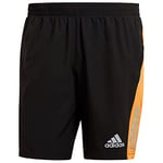 Adidas HB7462 OWN THE RUN SHO Shorts Men's black/orange rush/REFLECTIVE SILVER 2XL5