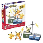 MEGA Pokemon-Coffret de construction Pikachu-Coffret avec 3efigurines articul...