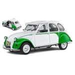 CITROEN 2CV 6 DOLLY 1982 GREEN 1:18 Solido Auto Stradali Die Cast Modellino