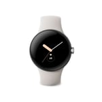 Montre connectée Google Pixel Watch LTE Argent avec bracelet sport Galet