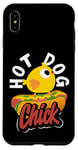 iPhone XS Max Hot Dog Chick Fun Quirky Graphic Humor Case