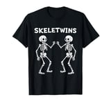 Skeletwins Matching Halloween Twins Funny Skeletons Boy Girl T-Shirt